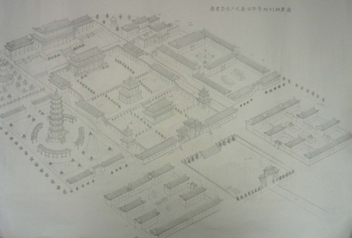 传统寺庙规划设计及寺院图纸分析