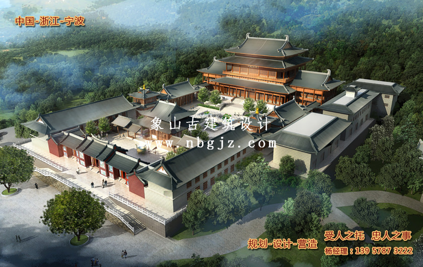 古建筑设计—江西广昌县慈生禅寺